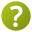 a green circular icon with a question mark